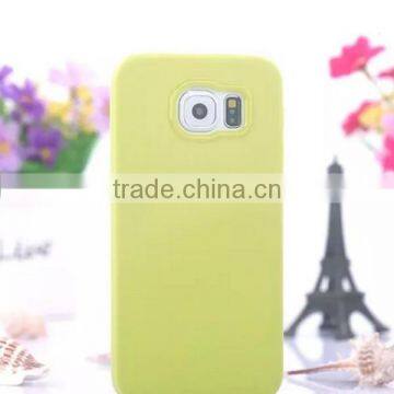 Solid Color Soft Tpu Glossy Smartphone Case for Samsung S6 photo-3