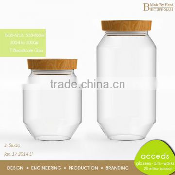 Promotional New Design Glass Jar Set