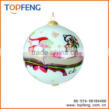 christmas ornaments glass ball/wholesale glass christmas ball inside-painting/100 wholesale clear glass christmas ball ornaments