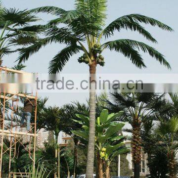 artificial fiberglass outdoor coconut palm tree sale fake tree decor