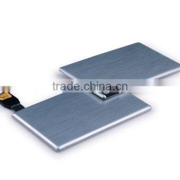 promotional super thin metal credit card usb flash drive