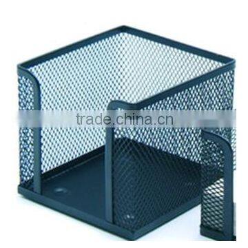 Black Metal Mesh Office Desk Note Holder photo-2