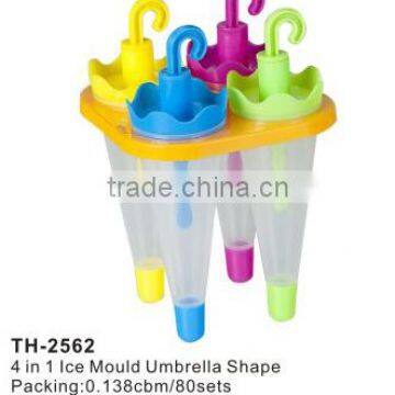 Umbrella Shape Pop Lolly PP Plastic Popsicle Ice Cooler Mold photo-2