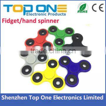 EDC Fidget Toy 608 bearing Tri angle 3 Bar Finger Hand Fidget Spinner Adult Causual Decompressive Toys Hand Spinner