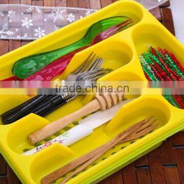Wholesale Plastic Kitchen Cutlery Tray for Tableware photo-5