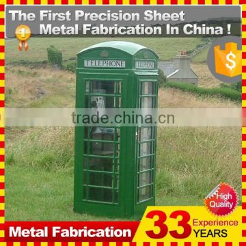 OEM outdoor telephone booth with steel metal construction