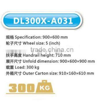 High Quality Plastic Strengthening Hand Trolley With Mute Wheels photo-2