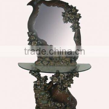 Polyresin Dressing Table Mirror Price Beauty Salon Mirror