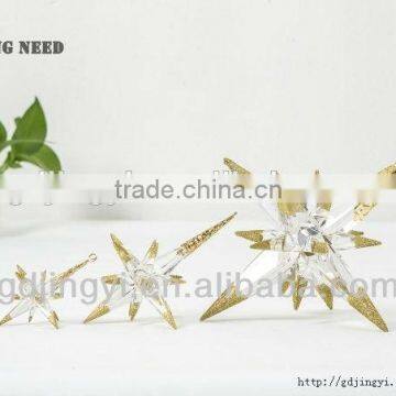 Acrylic Hanging North Star Christmas Tree Topper Ornament photo-3
