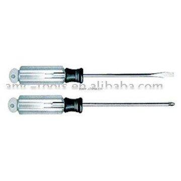 Transparent screwdriver with plastic handle(screwdriver,transparent screwdriver,hand tool)