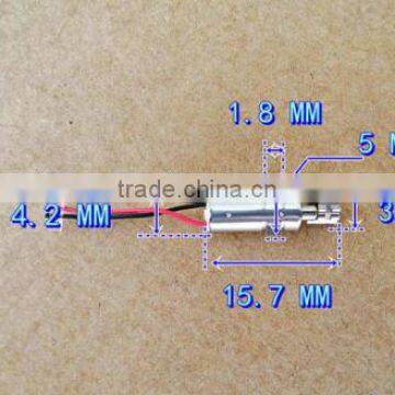 4*11MM coreless vibrating motor 1.5V-6V micro motor 4mm DC vibrating motor new, in stock ~