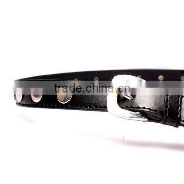 Wholesale Rivet Decorated D Pattern Buckle Sex Women Lady Thin PU Waist Belt photo-4