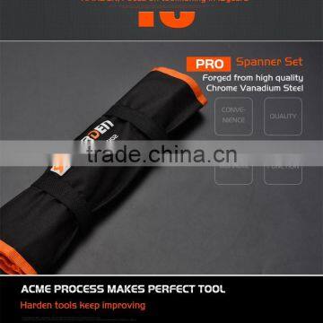 10 Pcs Double Open Wrench Chrome Vanadium Handle Tools Spanner Set photo-2