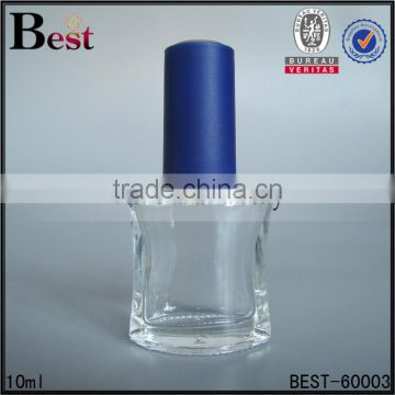 10 ml clear empty nail polish bottle glass for sale