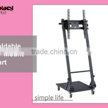 Video Wall Mount Rolling Portable LED TV Mounting Bracket Stand photo-5