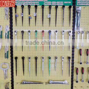 Nickled Forged 19/21mm Ratcheting Scaffold Podger Ratchet Spanners photo-6