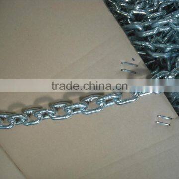 CARBON STEEL AUSTRALIAN STANDARD LINK CHAIN FOR CONVEYING