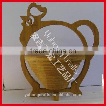 Animal Design Bamboo Foldable Basket photo-3