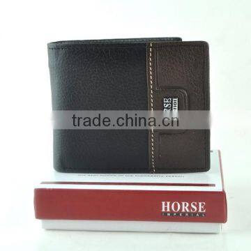 2015 european wholesale design leather wallet for men