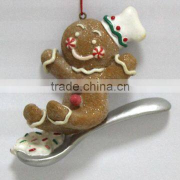 Personalized Biscuitmen Cooker On Ladle Christmas Ornaments