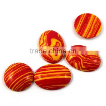 Natural Oval Smooth Agate Loose Gem Stones Beads