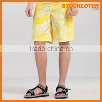 Inventory Stock Lots Mens Printing Beach Readymade Cheap Price High Quality