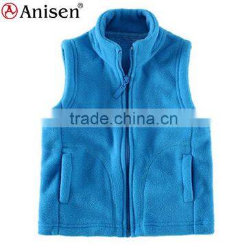 oem factory wholesale children boutique kids fleece vest