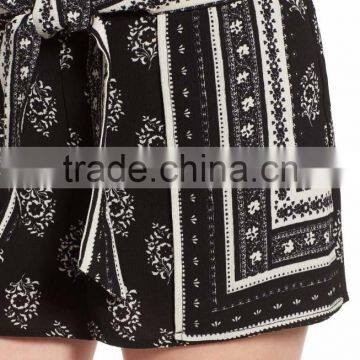 MGOO Latest Design Beautiful Pattern Women Shorts Sublimation Printing Chiffon Jogger Pants photo-5