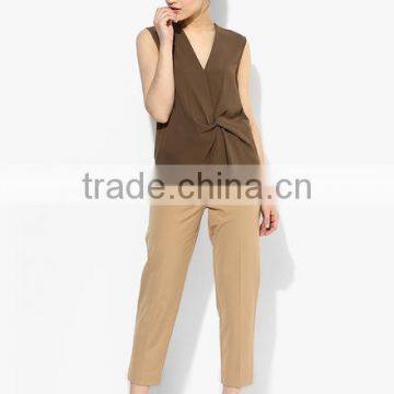 2016 New Styles Chino Women Pants ,khaki Cropped Chino Pants photo-3