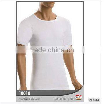 MEN COTTON RIB V NECK SLEEVELESS T SHIRT photo-4