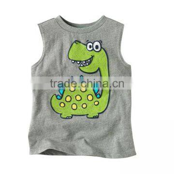 Wholesale Cotton Fashion Latest Custom Tank Top Printing For Children Clothing photo-4