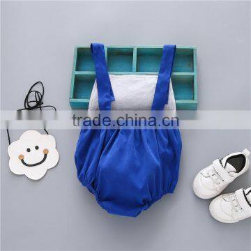 S60520B 2017 Hot Sale Girls Cute Ice Cream Printing Overalls photo-3