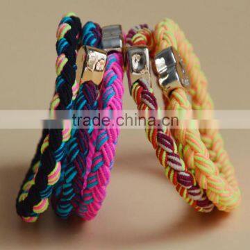 Candy Color Heart Hair Rope Elastic Hairbands photo-2