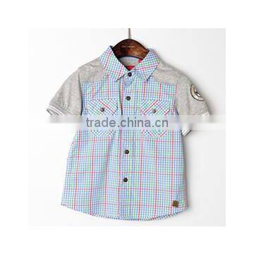 Summer Cotton Knit Boys Wear Short Sleeve Children Clothing Kids Shirt Pattern of 2 3 4 5 6 7 8 9 10 Years Old photo-2