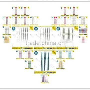 Best Selling Single-head Nickel-plated Iron Crochet Hook Set for Knitting photo-6