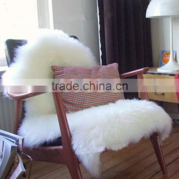 Super Soft Faux Sheepskin Chair Warm Hairy Carpet Seat Pad Plain Skin Fur Plain Fluffy Area Rugs Washable Bedroom Mat