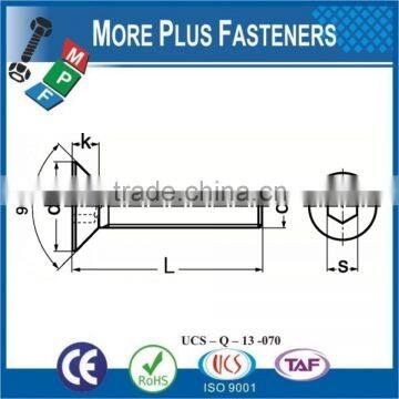 Made in Taiwan DIN 7991 Hexagon Socket Countersunk Head Screw DIN 7991