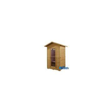 2 Person Outdoor Infrared Sauna Room-WES-HW201