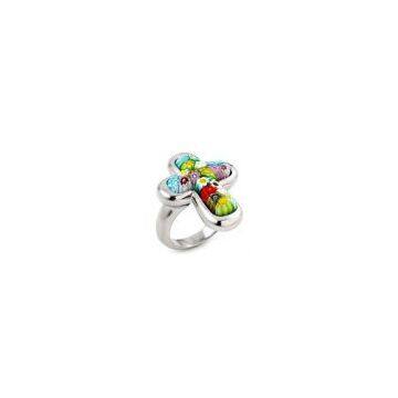 Italian Murano Glass Rings photo-2