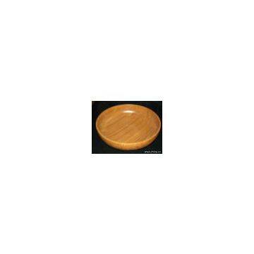 round bamboo basin