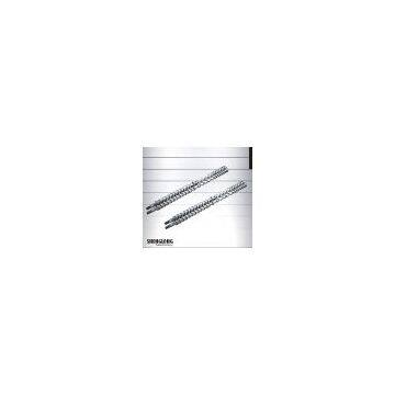 Parallel twin screw barrel