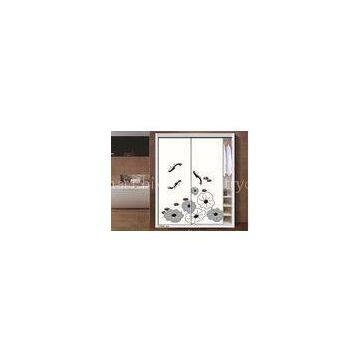 Moisture Resistant MDF / Plywood Lotus Leaf Interior Sliding Door For Bedroom