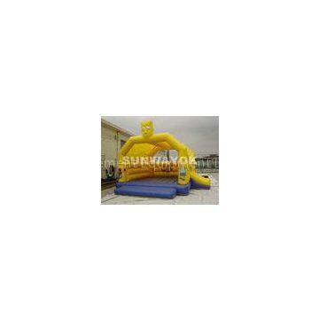 Safe Commercial ocean park Inflatable bounceing house slide combo For Kids