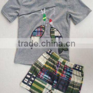 Conice Style Fish Design 2017 Wholesale Boutique Baby Romper for Infant Children photo-5