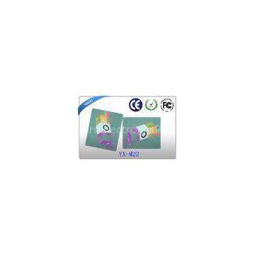 3.5mm Stereo notebook music speaker , crystal mini speakers with LED light