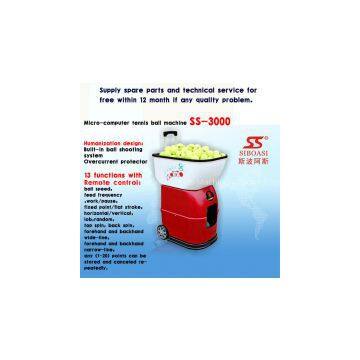 Portable Used Tennis Ball Machine for Sale With Self-programming Function SS-3000, Tennis Ball Cannon. photo-3