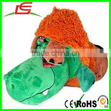 2 in 1 STUFFED TOY GRIZZLY BEAR TURN INTO ALLIGATOR photo-4