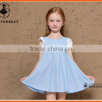 Baby Girls Sleeveless Long Evening Dress Vest Dress With Belt photo-2