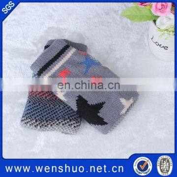 New Product Fingerless Men Knit Gloves Wool Mittens photo-3