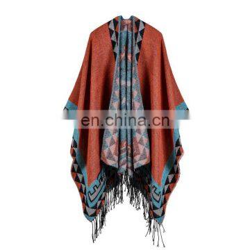 Lady Tassels Cashmere Shawls Thickening Cloaks